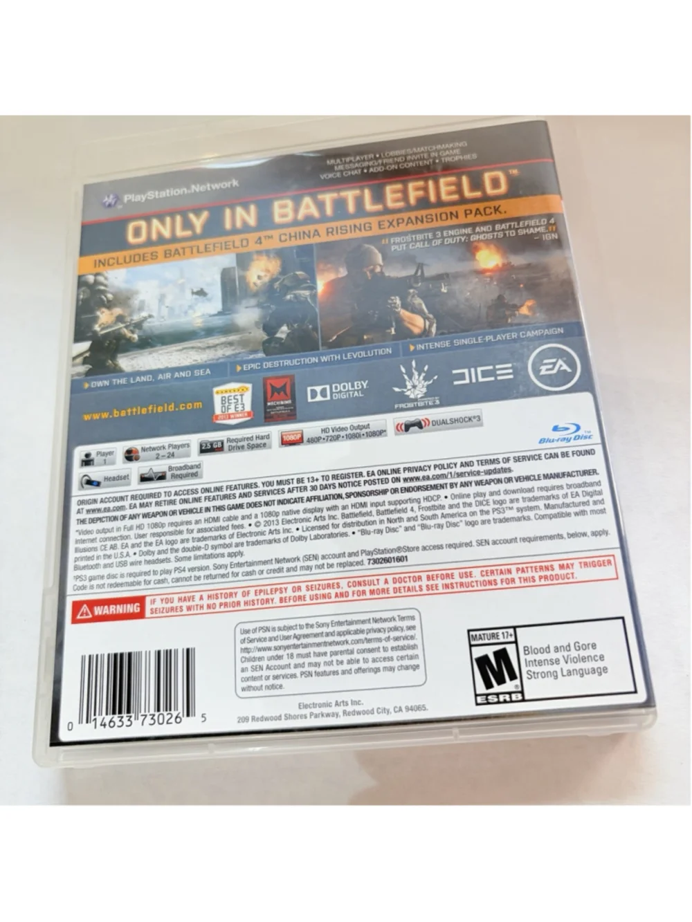 CALL OF DUTY Black Ops Black Ops II Battlefield 4 PS3 Tested Complete Lot